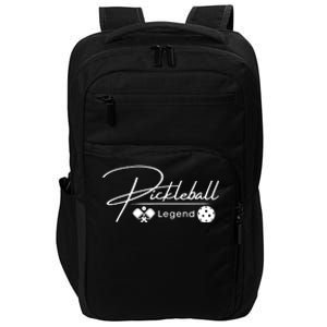 Funny Pickleball Legend Player Impact Tech Backpack