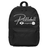 Funny Pickleball Legend Player 16 in Basic Backpack