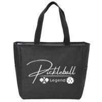 Funny Pickleball Legend Player Zip Tote Bag