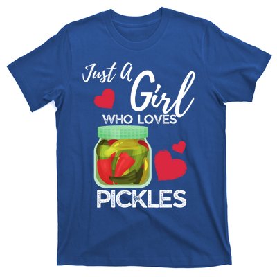 Funny Pickle Lovers Just A Who Loves Pickles Gift T-Shirt