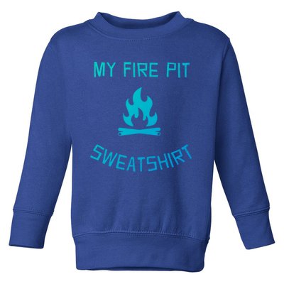 Fire Pit Lake Life Campfire Bonfire Camping Gift Toddler Sweatshirt