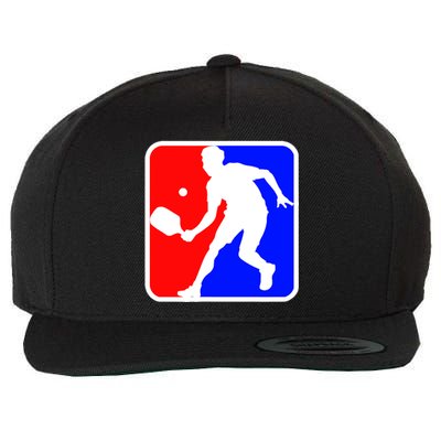 Funny Pickleball Logo Gift Wool Snapback Cap