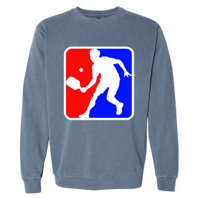 Funny Pickleball Logo Gift Garment-Dyed Sweatshirt