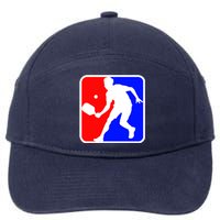 Funny Pickleball Logo Gift 7-Panel Snapback Hat