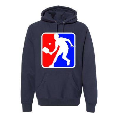 Funny Pickleball Logo Gift Premium Hoodie