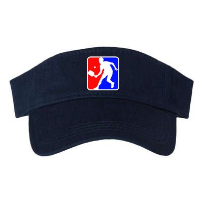 Funny Pickleball Logo Gift Valucap Bio-Washed Visor