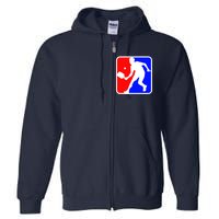 Funny Pickleball Logo Gift Full Zip Hoodie