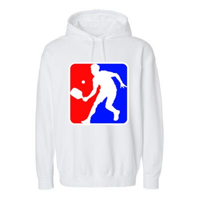 Funny Pickleball Logo Gift Garment-Dyed Fleece Hoodie