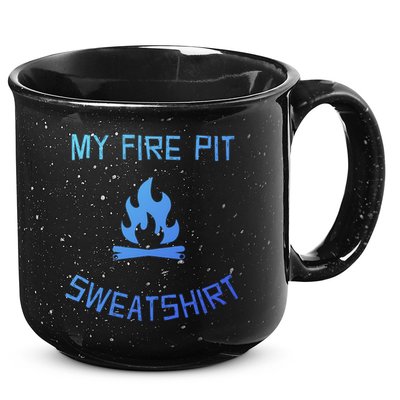 Fire Pit Lake Life Campfire Bonfire Camping Gift 15oz Campfire Ceramic Mug