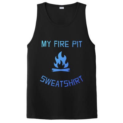 Fire Pit Lake Life Campfire Bonfire Camping Gift PosiCharge Competitor Tank