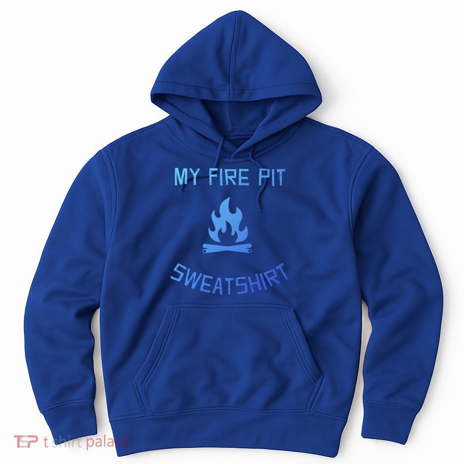 Fire Pit Lake Life Campfire Bonfire Camping Gift Hoodie