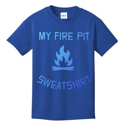 Fire Pit Lake Life Campfire Bonfire Camping Gift Kids T-Shirt