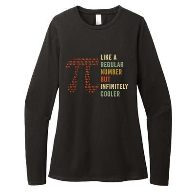 Funny Pi Like A Regular Number But Infinitely Cooler Gift Womens CVC Long Sleeve Shirt