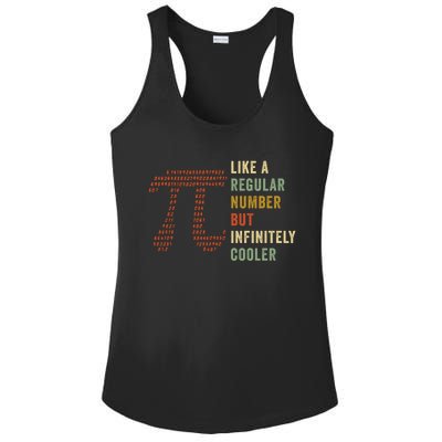 Funny Pi Like A Regular Number But Infinitely Cooler Gift Ladies PosiCharge Competitor Racerback Tank