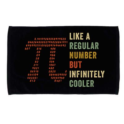 Funny Pi Like A Regular Number But Infinitely Cooler Gift Microfiber Hand Towel