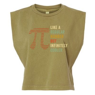 Funny Pi Like A Regular Number But Infinitely Cooler Gift Garment-Dyed Women's Muscle Tee