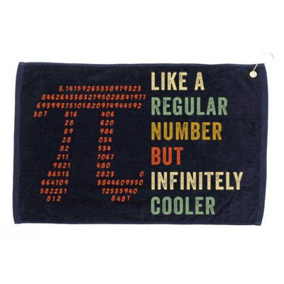 Funny Pi Like A Regular Number But Infinitely Cooler Gift Grommeted Golf Towel