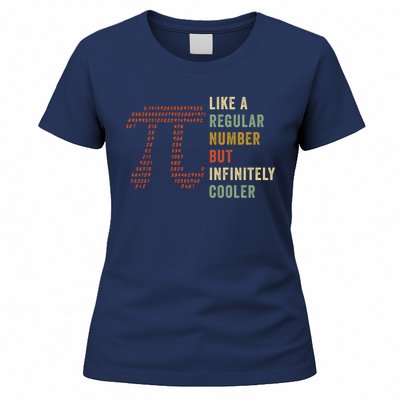 Funny Pi Like A Regular Number But Infinitely Cooler Gift Women's T-Shirt