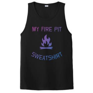 Fire Pit Lake Life Campfire Bonfire Camping Gift PosiCharge Competitor Tank