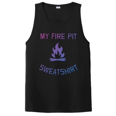 Fire Pit Lake Life Campfire Bonfire Camping Gift PosiCharge Competitor Tank