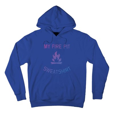 Fire Pit Lake Life Campfire Bonfire Camping Gift Hoodie