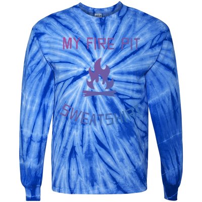 Fire Pit Lake Life Campfire Bonfire Camping Gift Tie-Dye Long Sleeve Shirt