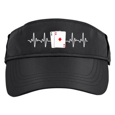 Funny Poker Lover Design Gamblers Poker Player Adult Drive Performance Visor