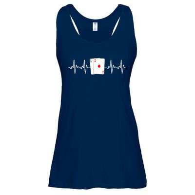 Funny Poker Lover Design Gamblers Poker Player Ladies Essential Flowy Tank