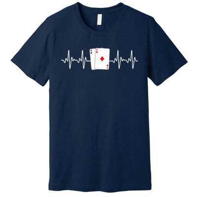 Funny Poker Lover Design Gamblers Poker Player Premium T-Shirt