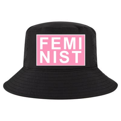 Feminist Pink Logo Cool Comfort Performance Bucket Hat