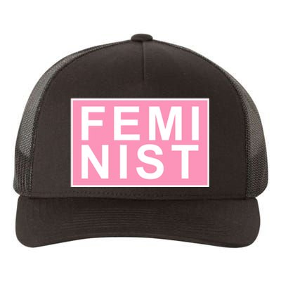 Feminist Pink Logo Yupoong Adult 5-Panel Trucker Hat