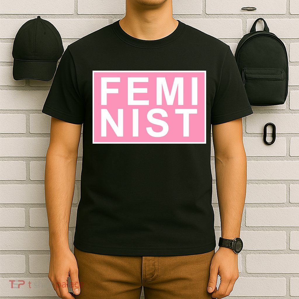 Feminist Pink Logo T-Shirt