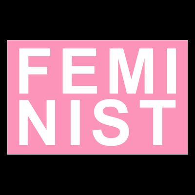 Feminist Pink Logo T-Shirt