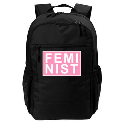 Feminist Pink Logo Daily Commute Backpack