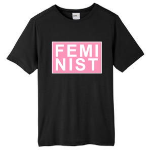 Feminist Pink Logo Tall Fusion ChromaSoft Performance T-Shirt