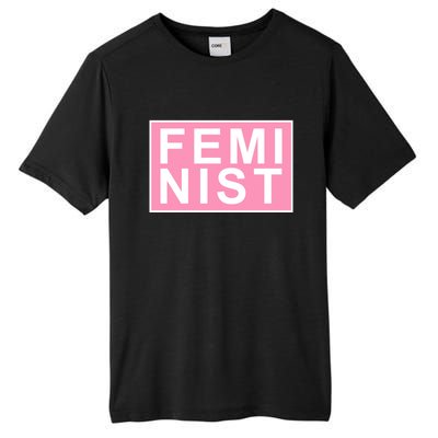 Feminist Pink Logo Tall Fusion ChromaSoft Performance T-Shirt