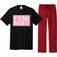 Feminist Pink Logo Pajama Set