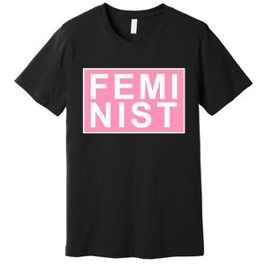 Feminist Pink Logo Premium T-Shirt