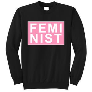 Feminist Pink Logo Tall Sweatshirt