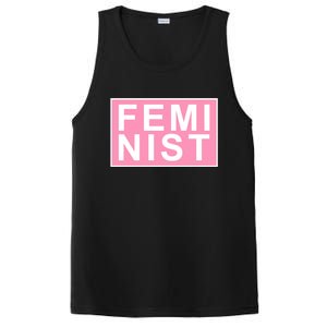 Feminist Pink Logo PosiCharge Competitor Tank