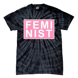 Feminist Pink Logo Tie-Dye T-Shirt