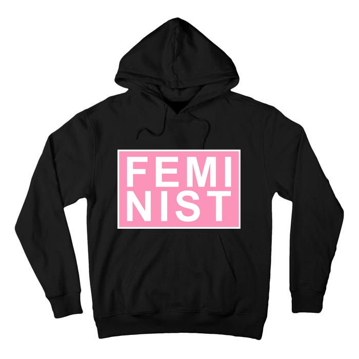 Feminist Pink Logo Tall Hoodie