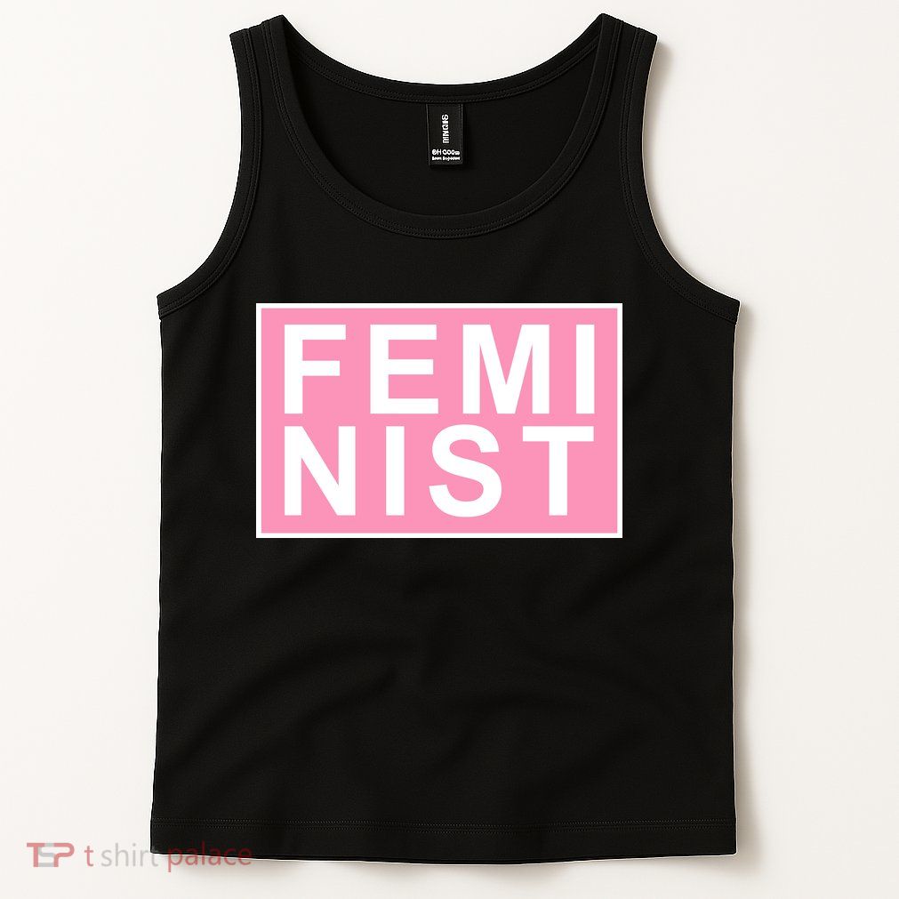 Feminist Pink Logo Tank Top