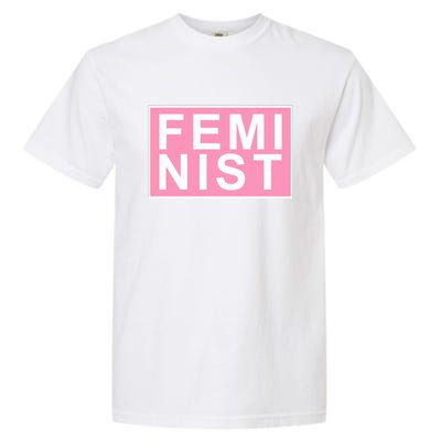 Feminist Pink Logo Garment-Dyed Heavyweight T-Shirt