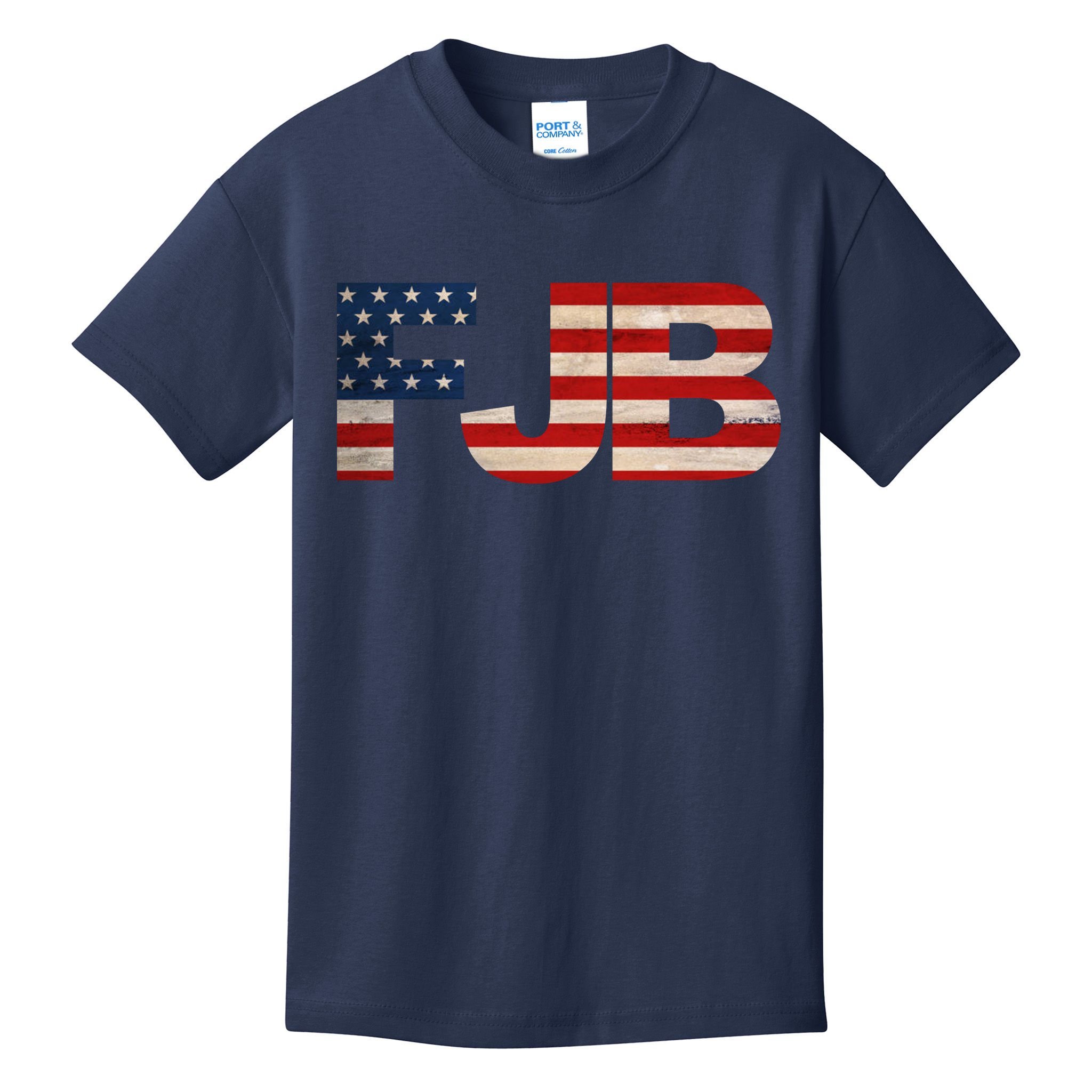 FJB Pocket Logo F*ck Joe Biden Kids T-Shirt