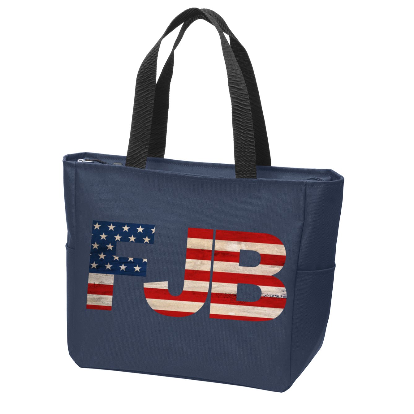 FJB Pocket Logo F*ck Joe Biden Zip Tote Bag