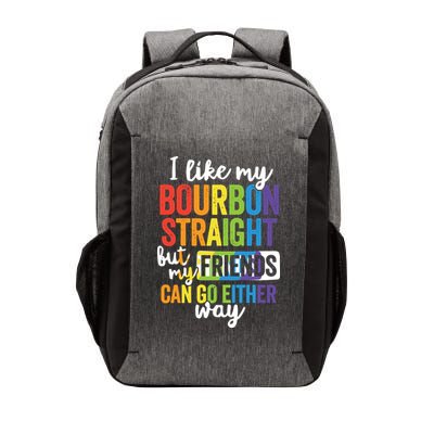 Funny Pride LGBT Ally Gift Bourbon Straight Friends Premium Vector Backpack