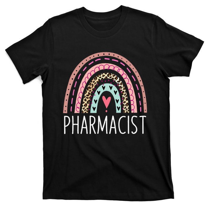 Future Pharmacist Leopard Rainbow Pharmacy Week Appreciation T-Shirt