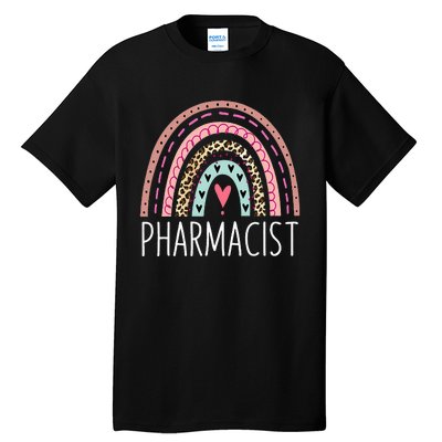 Future Pharmacist Leopard Rainbow Pharmacy Week Appreciation Tall T-Shirt