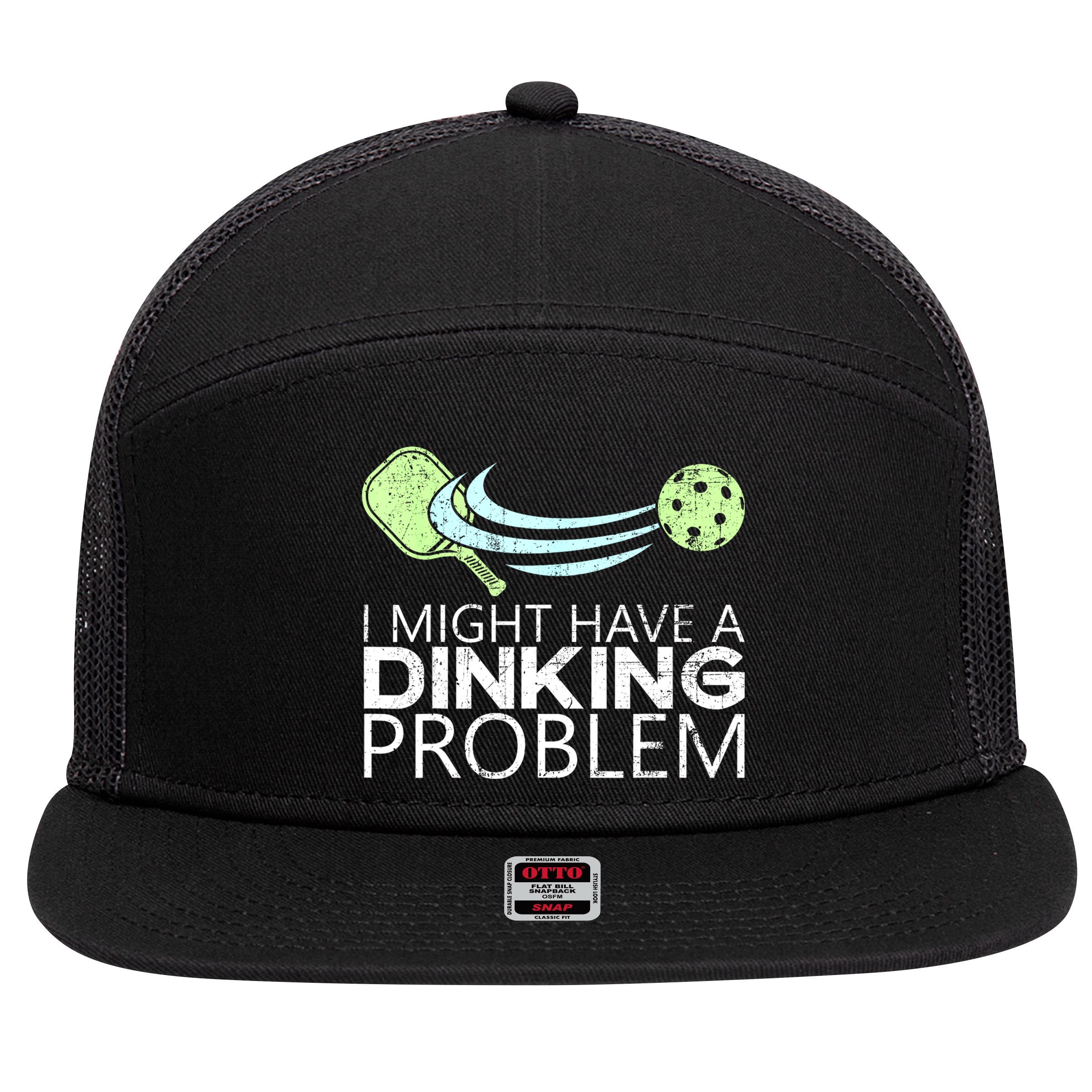 Funny Pickleball Lover Pickleball Player Pickleball 7 Panel Mesh Trucker Snapback Hat
